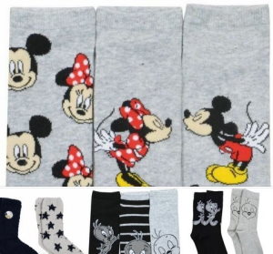 Socken + Sneakersocken Sets von Minni Maus, Snoopy + Tweety